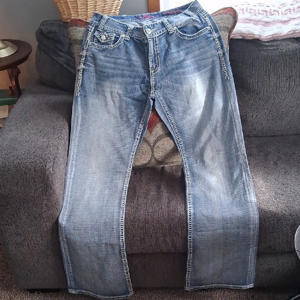 Rock & Roll Cowgirl Blue Bootcut Jeans